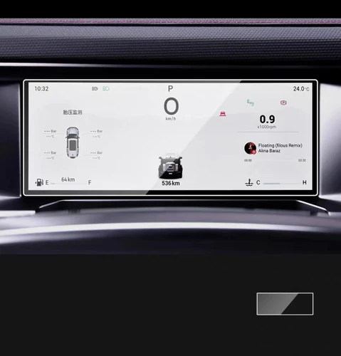 Imagen 2 del producto Protector de vidrio templado para Jetour Traveller T2 15,6 pulgadas 2023 película protectora de navegación GPS para coche pantalla LCD película antiarañazos