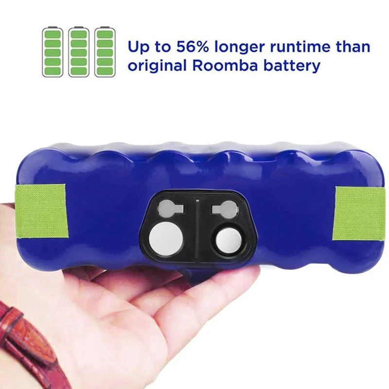Batterie 14.4V 5000Ah pour aspirateur iRobot Roomba, série 500 600 700 800 510 530 550 560 650 770 780 790 870 880 R3