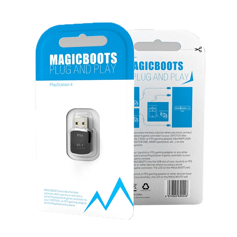 Mayflash Magicboots Adaptador FPS, convertidor de juegos para PS4, PS5, V1.1, Controlador com Fio, Gamepad para Joystick