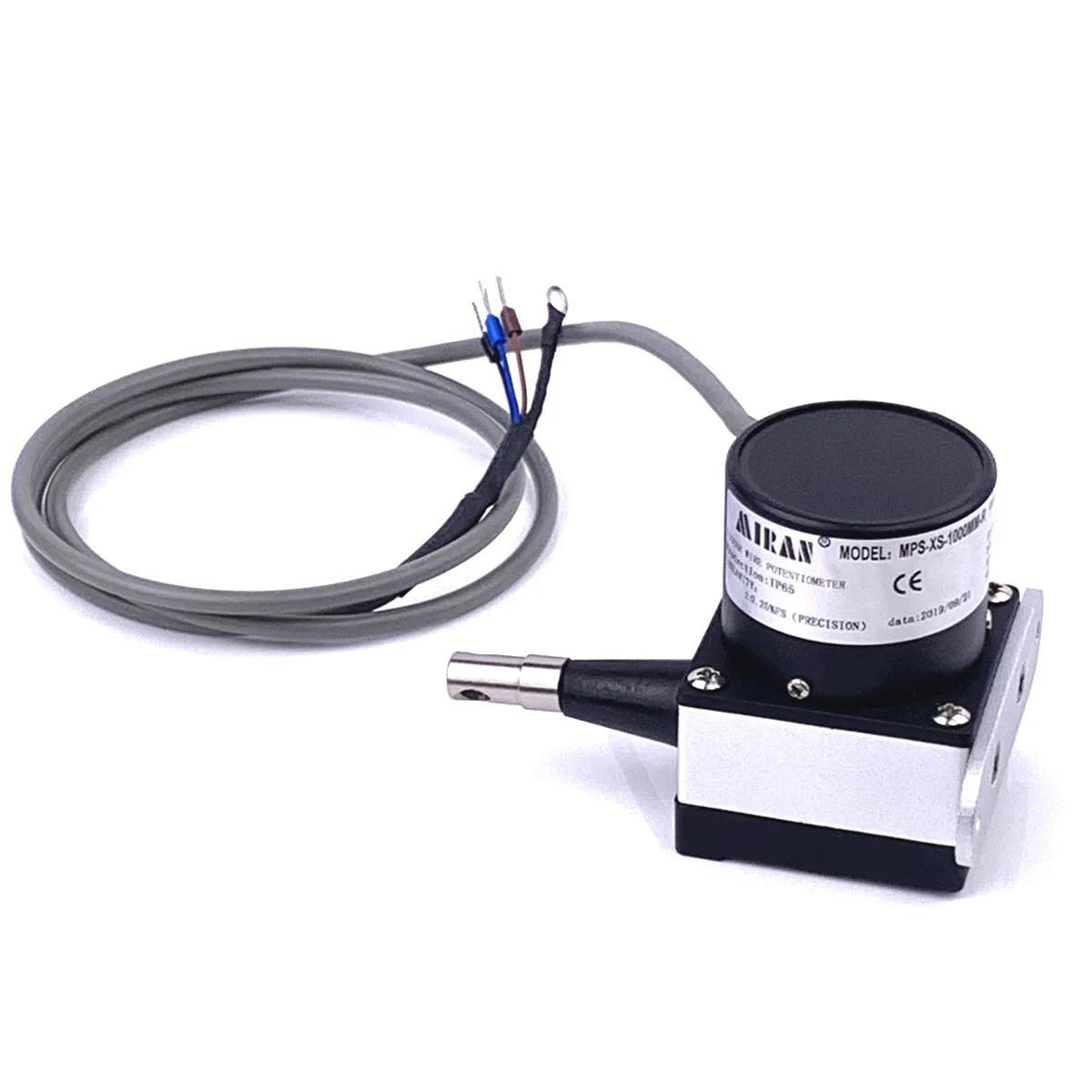 สําหรับ Miran MPS-XS-P เซ็นเซอร์ตําแหน่งเชิงเส้น 100-1200 มม.เชือกลวดเอาต์พุตมุมการวัดเฟส
