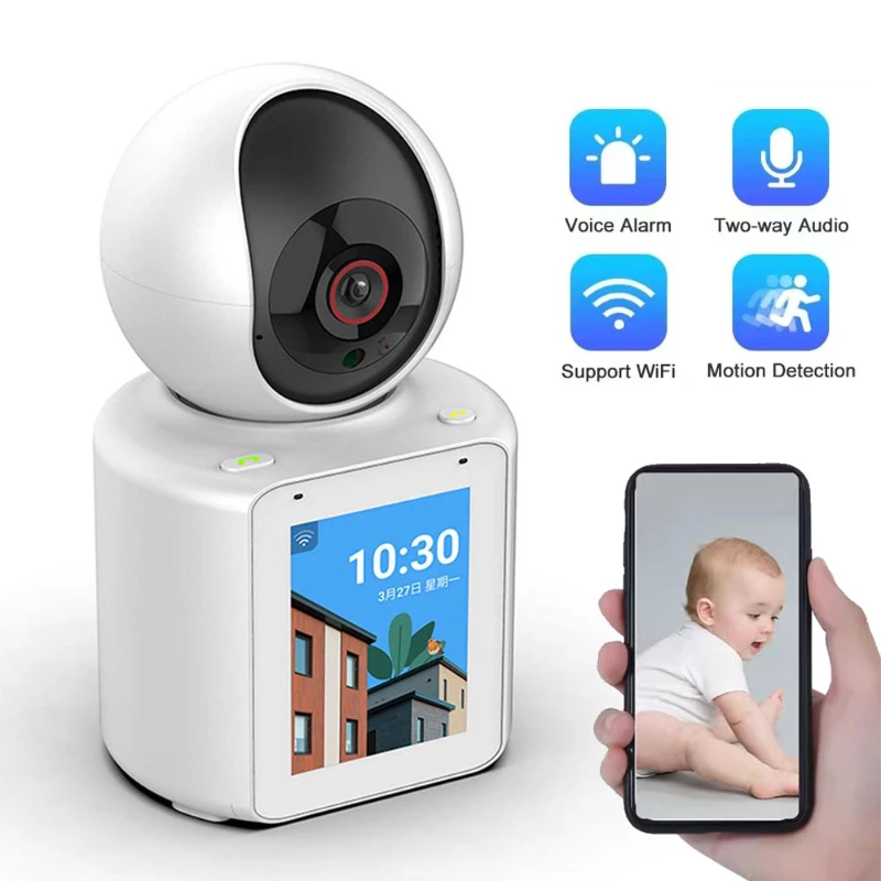 

Умная беспроводная камера видеонаблюдения, Wi-Fi, экран 2,8 дюйма, 1080P