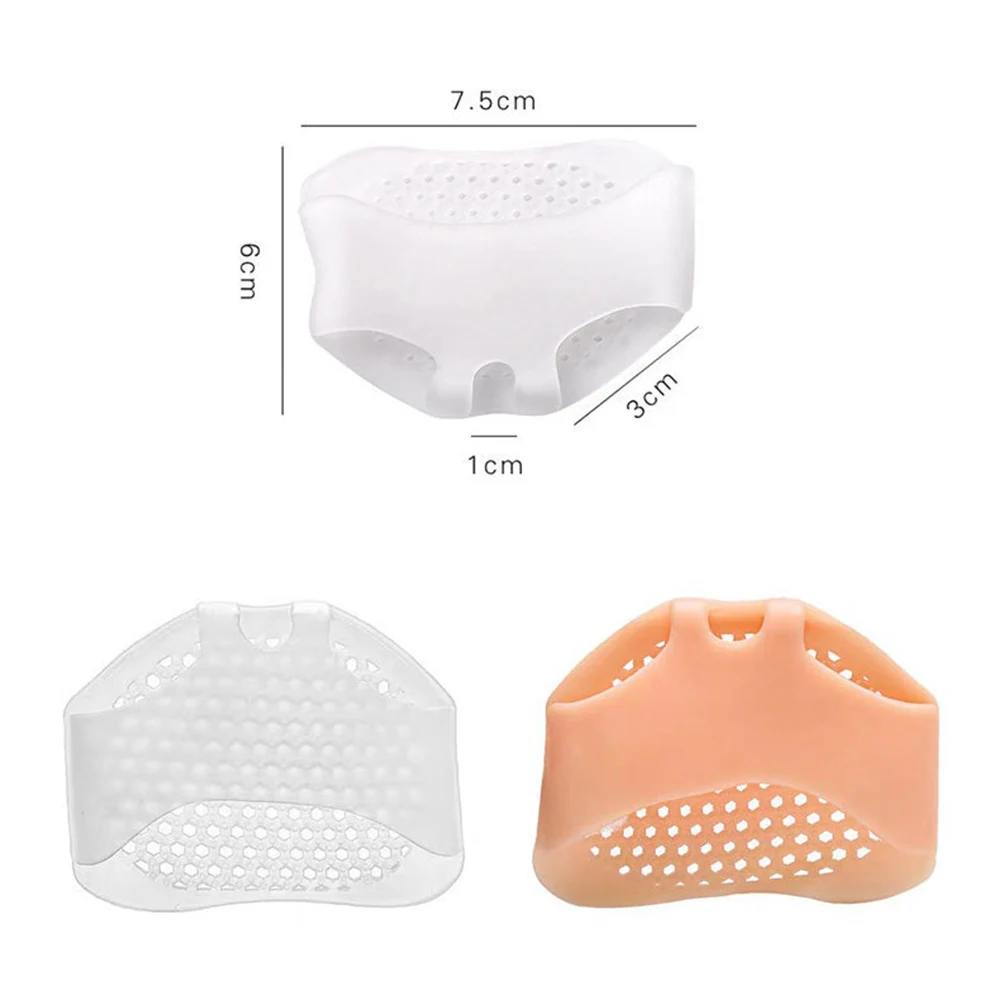 1/2/5pair Silicone Toe Separator Metatarsal Pads Pain Relief Foot Pads Orthotics Massage Insoles Forefoot Socks Foot Care Tool