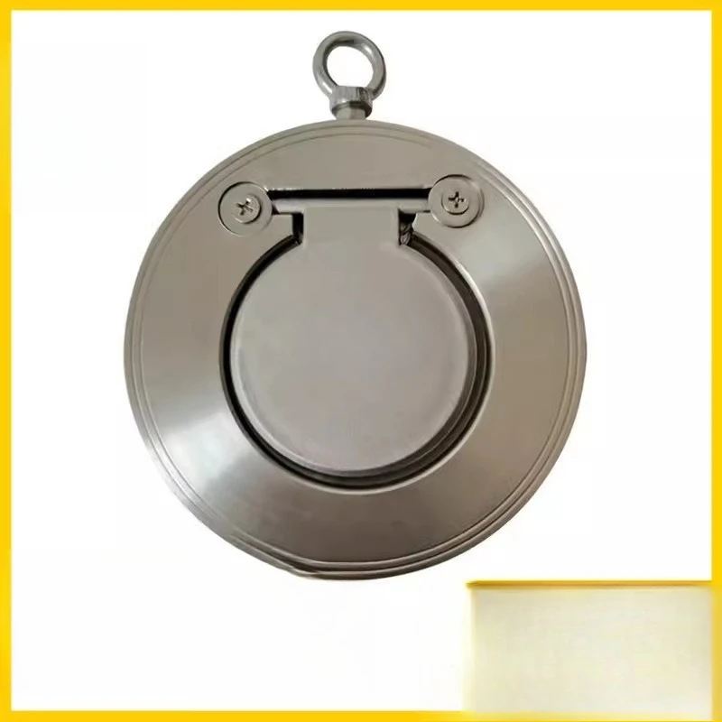 304 stainless steel ultra-thin clamp check valve H74W-16P soft-seal hard-seal 316L check valve DN100