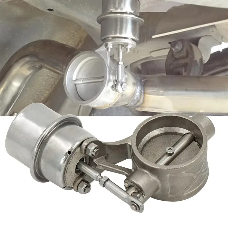 2/2.36/2.5/2.75/3.0inch Stainless Steel Variable Exhaust Control Valve Set Vacuum Actuator
