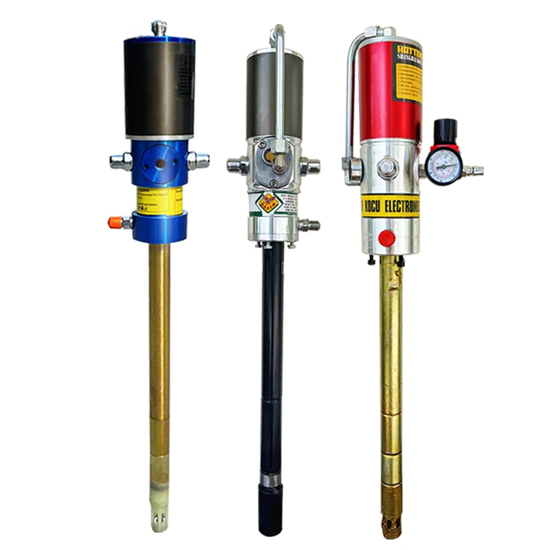 High Pressure Pneumatic Butter Head Pump Grease Injector 200L Barrel Large Head Gun