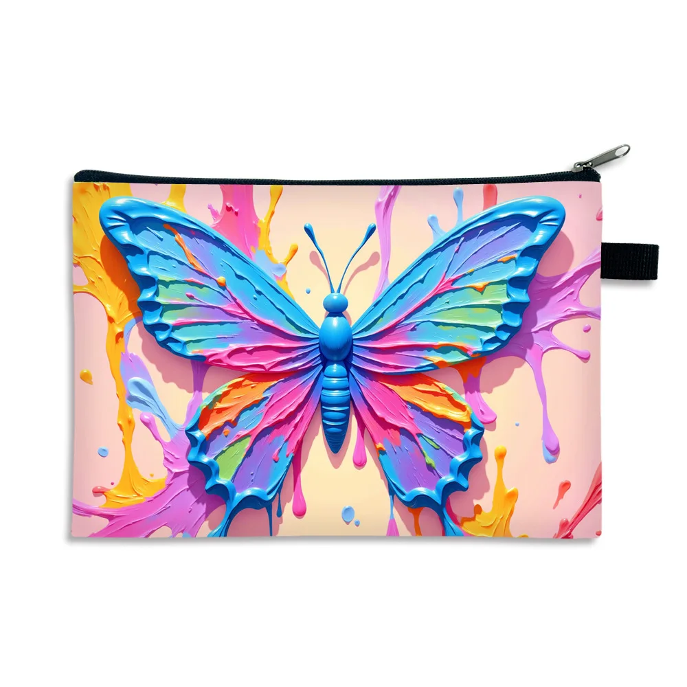 New color butterfly money bag, mini coin purse, ladies' card case, key and coin coin bag, dinner storage bag cadeau femme