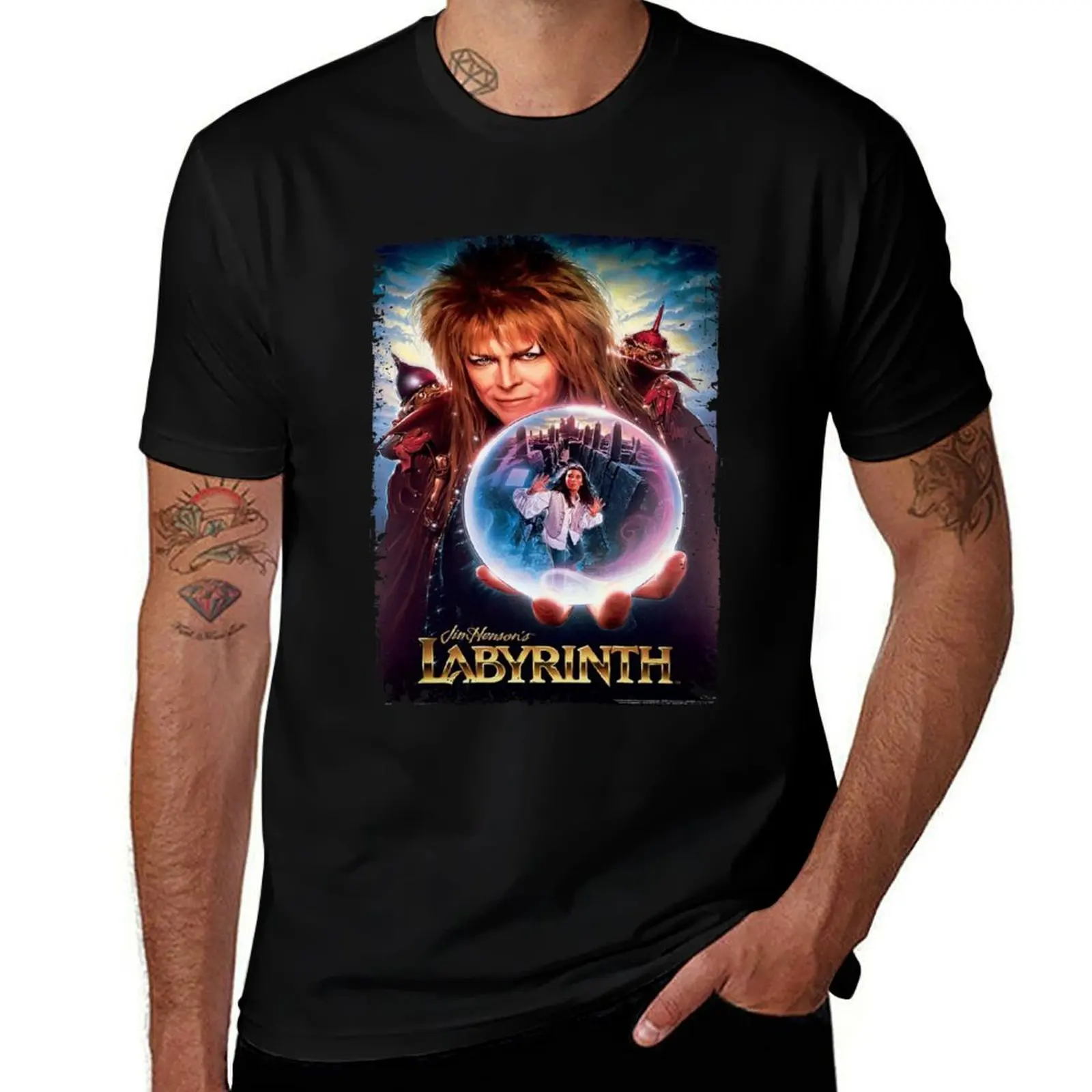 box magicial the labyrinth film idol art gift for fans T-Shirt Running Performance Short Sleeve Tee T-Shirt