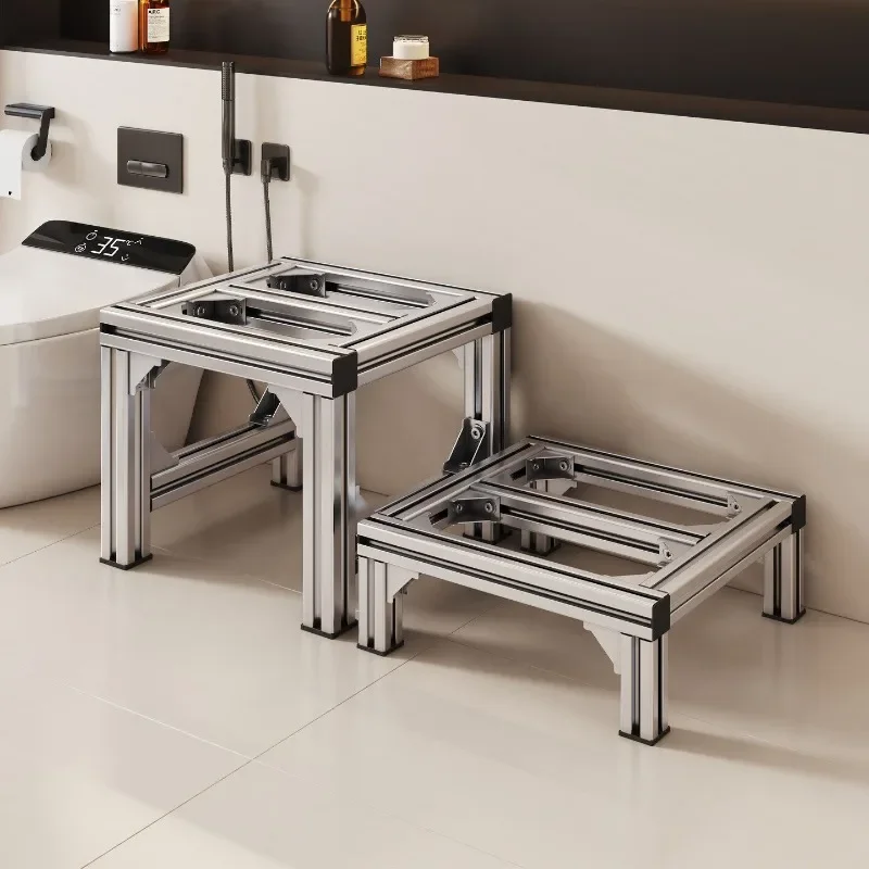 Creative Aluminum Alloy Storage Holders Washer Base Riser Moisture Proof Shock Resistant Rack Multi Use Universal Elevated Organ