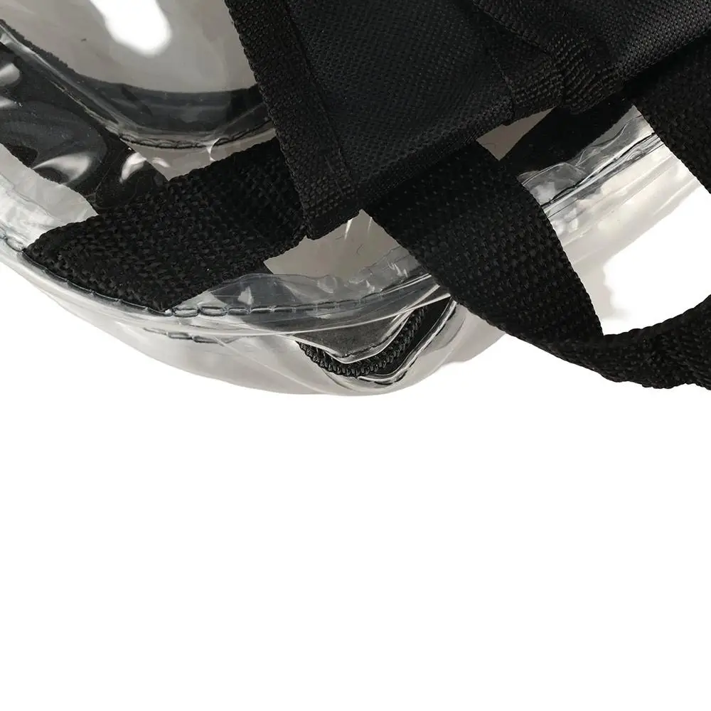 Multifunction Portable Men Crossbody Messenger Clear Purse Travel Transparent Shoulder Bag Clear Tote Bag Beach Bag Lunch Bag