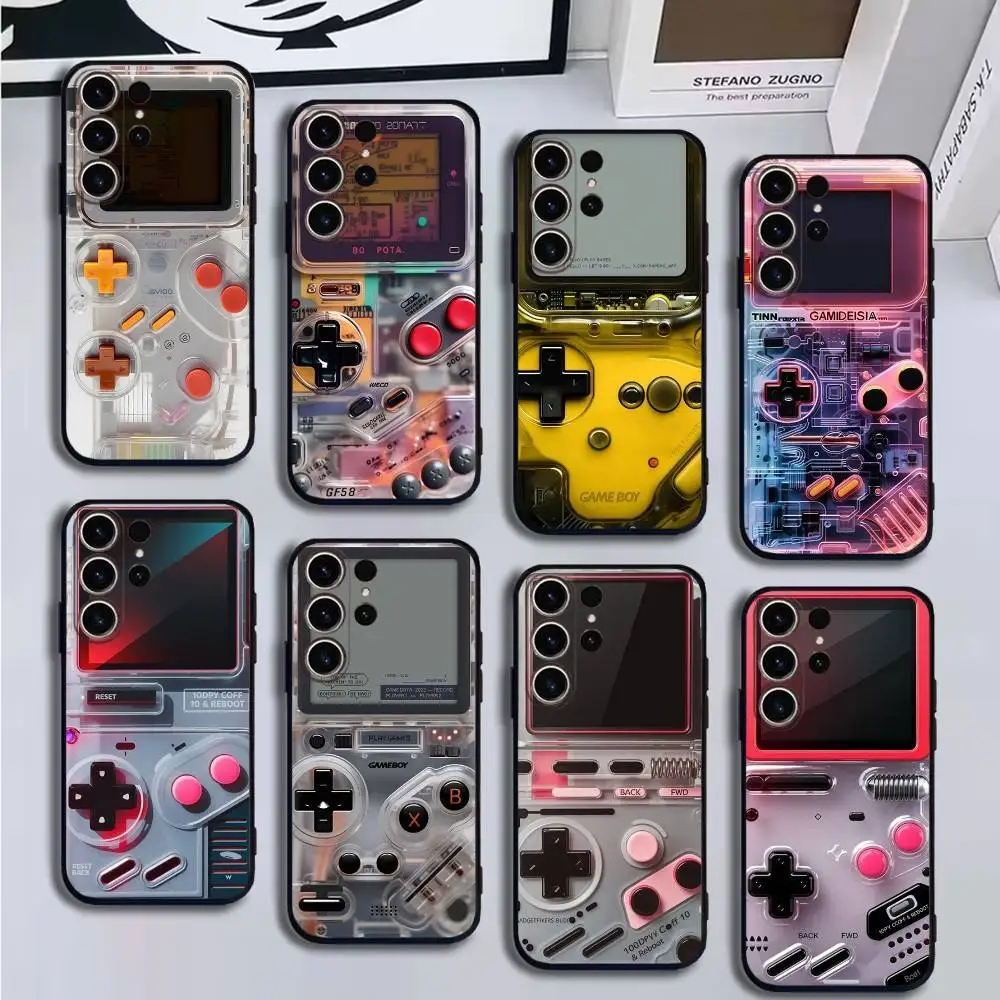 

Gameboy Boy Game Phone Case For SamsungS25,24,21,22,23,30,Ultra,20,Plus,Fe,Lite,Note,10,9,Soft Black Cover