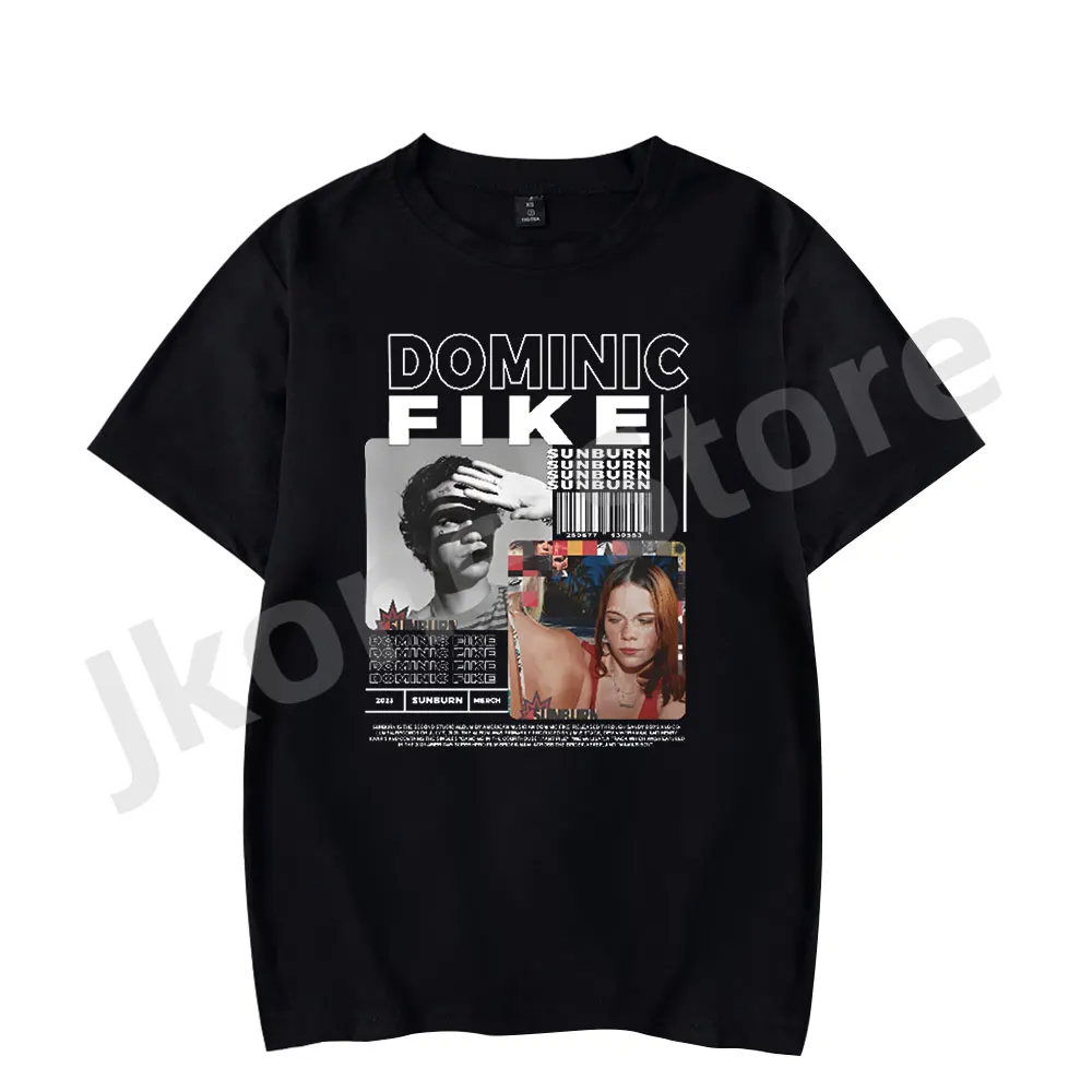 Dominic Fike Sunburn T-shirts Album Tour Merch Women Men Fashion Casual Short Sleeve Tee