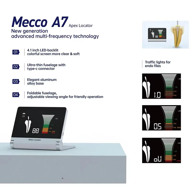 Root Dentl Apex Locator Apex Locator Denal Endodontic Foldable 4.1
