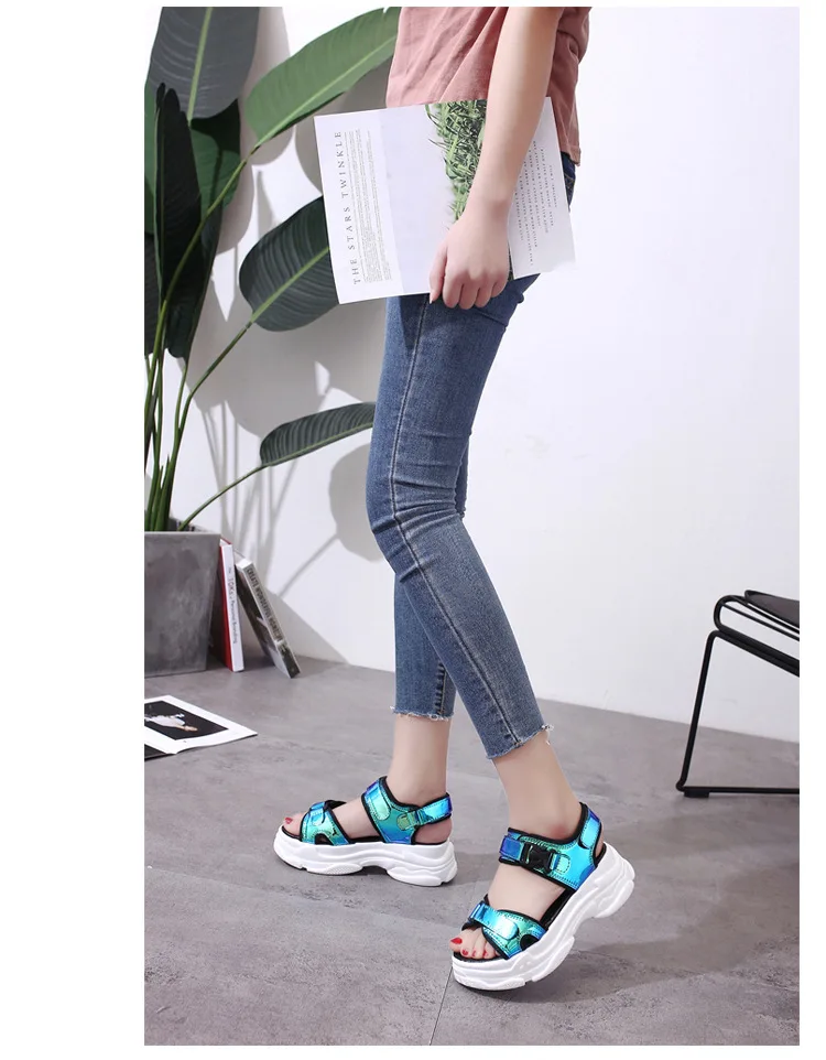 Women\'S Summer Dress Sandals Wedge For Sexy Open Toe Woman 2022 Female Outdoor Cool Sport Platform Camouflage Beach Shoes 35-39