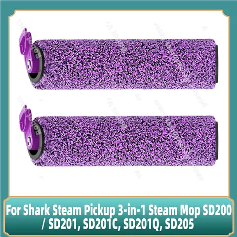 (Shark Steam Pickup 3-in-1 Steam Mop과 호환되는 메인 롤러 브러시 SD200, SD201, SD201C, SD201Q, SD205) 부품