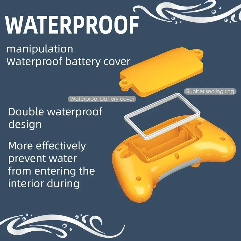 2.4G Afstandsbediening Boot Dubbele Propeller Elektrische Speelgoedboot Kinderen Zomer Water Multiplayer Batterij Waterstraal Speelgoedboot