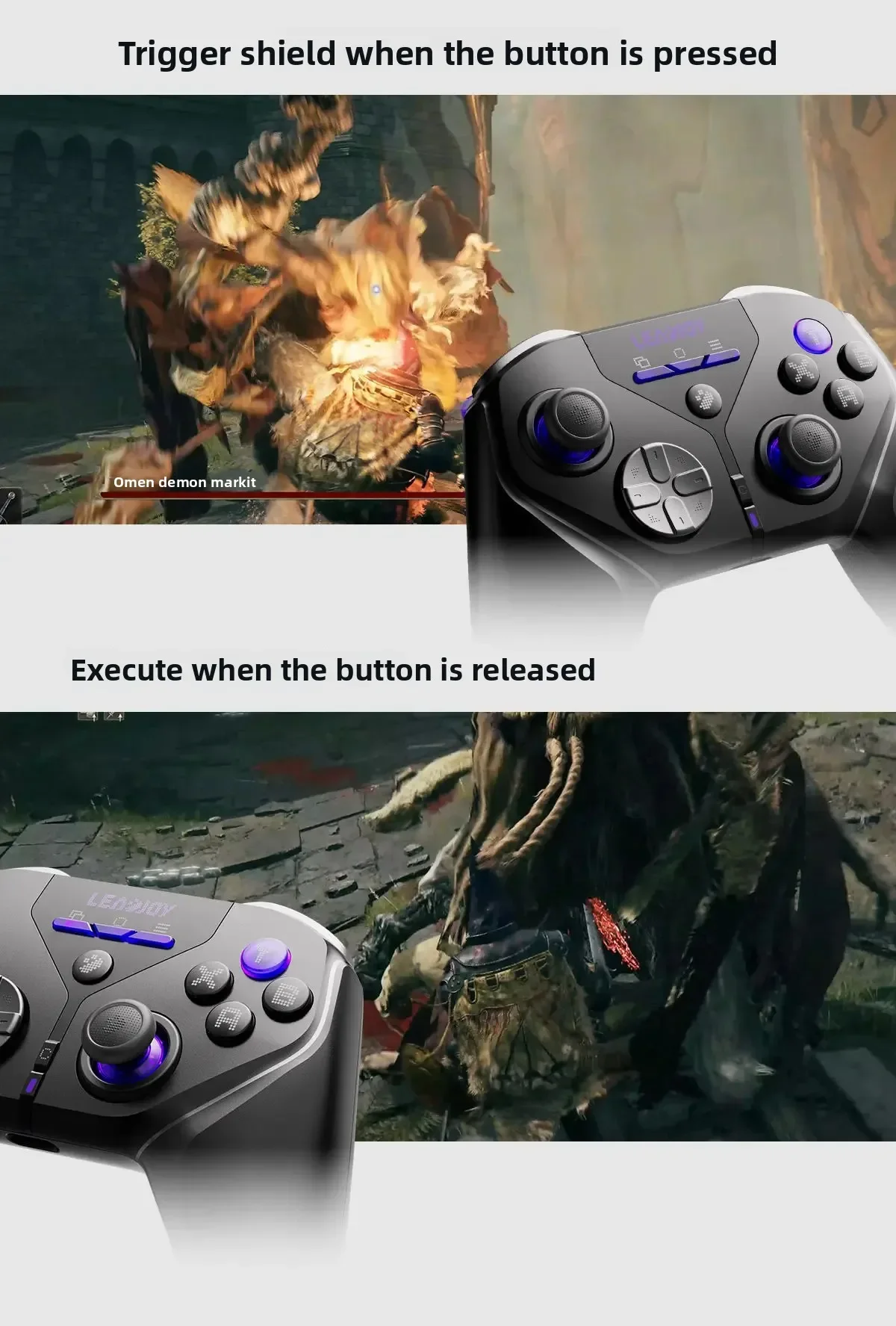 LeadJoy XENO PLUS Game Controller Wireless Toggle Switch2 Hall