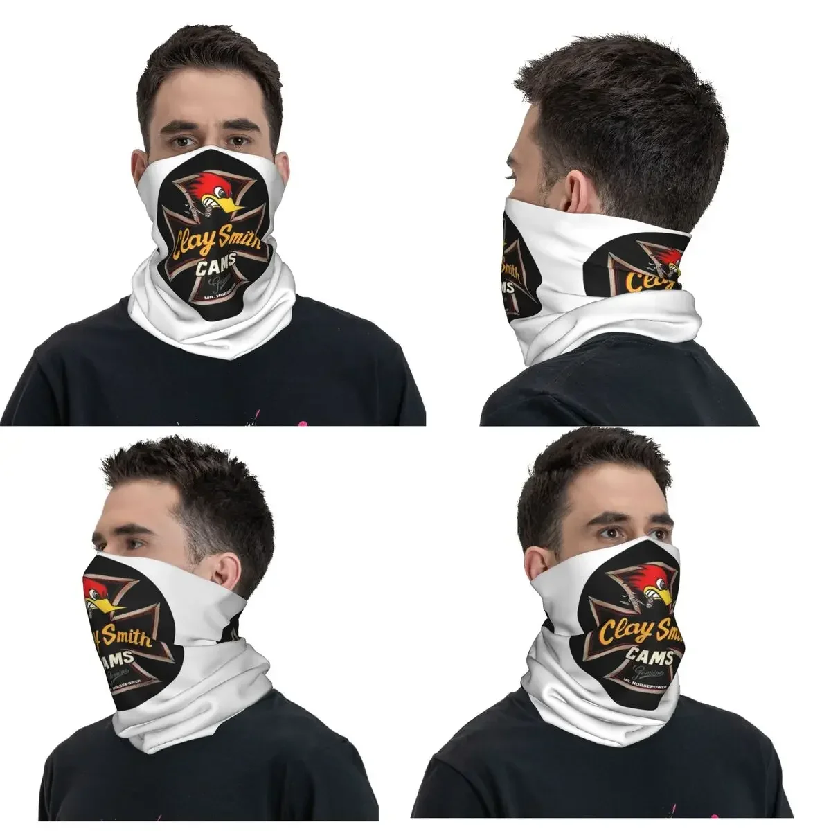 Street Mr.Horsepower Clay Smith Cams Bandana Neck Gaiter Printed Mask Scarf Multi-use Cycling Scarf Riding For Men Women Adult