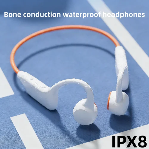 Imagen 2 del producto Auriculares de Conducción Ósea IPX8 Impermeables MP3 32GB Bluetooth 5.4 Inalámbricos con Micrófono para Natación, Deportes y Fitness 2026 Nuevo