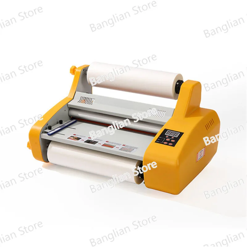 

FM3520 A3 + Desktop Type Laminating Machine, Hot Roll Laminator, Single and Double Sided, Digital Display, 1.5 m/min