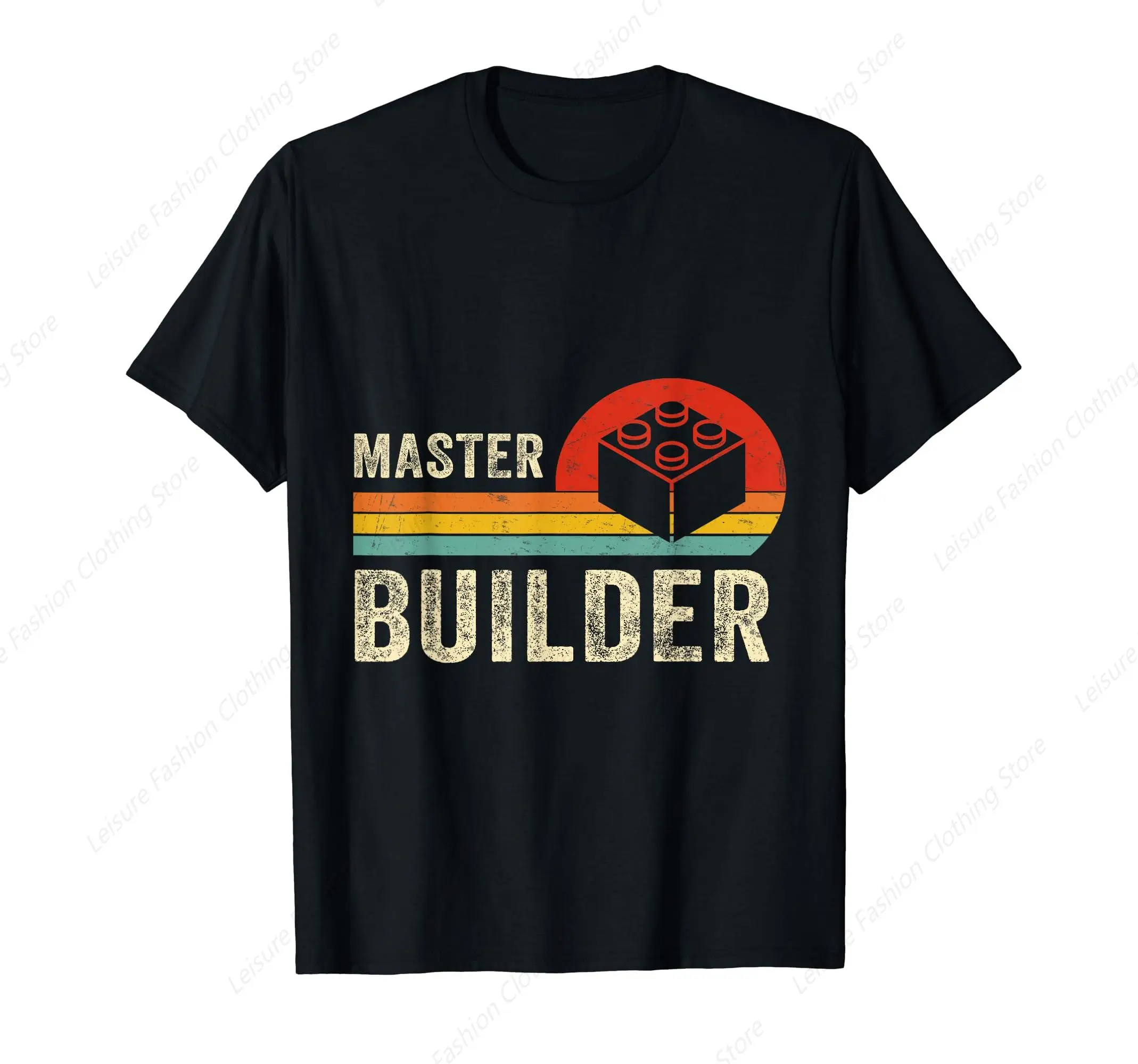 Master Builder Tee for Kids and Adults T-Shirt Summer Men Women's Cotton Tee Unisex Clothing