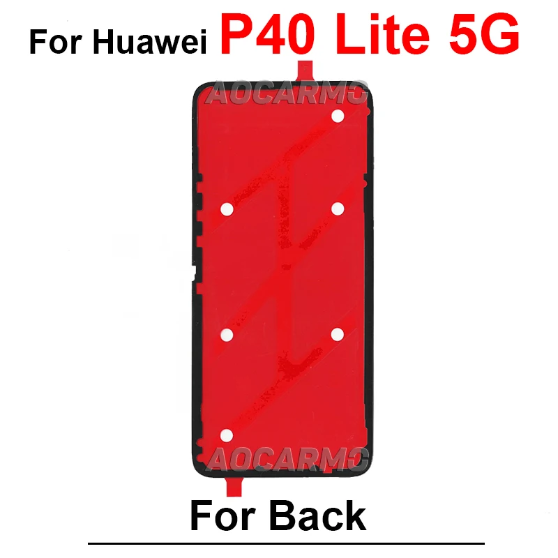 For Huawei P10 P20 P30 Lite 5G P40 Pro+ P50 Pro Rear Door Sticker Back Cover Adhesive Tape Glue P30Pro P40Pro Replacement