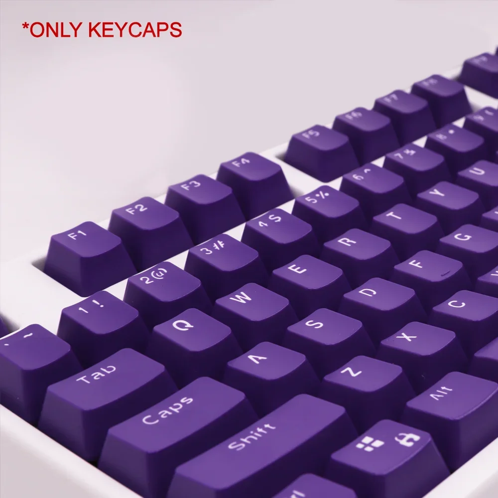 104 Klawisze ABS Keycaps Fioletowe OEM Profil Wysokość Pasują do Klawiatury Mechanicznej 61 87 104 Anne Pro 2 GK61 SK61 PC Gamer — zdjęcie produktu 2