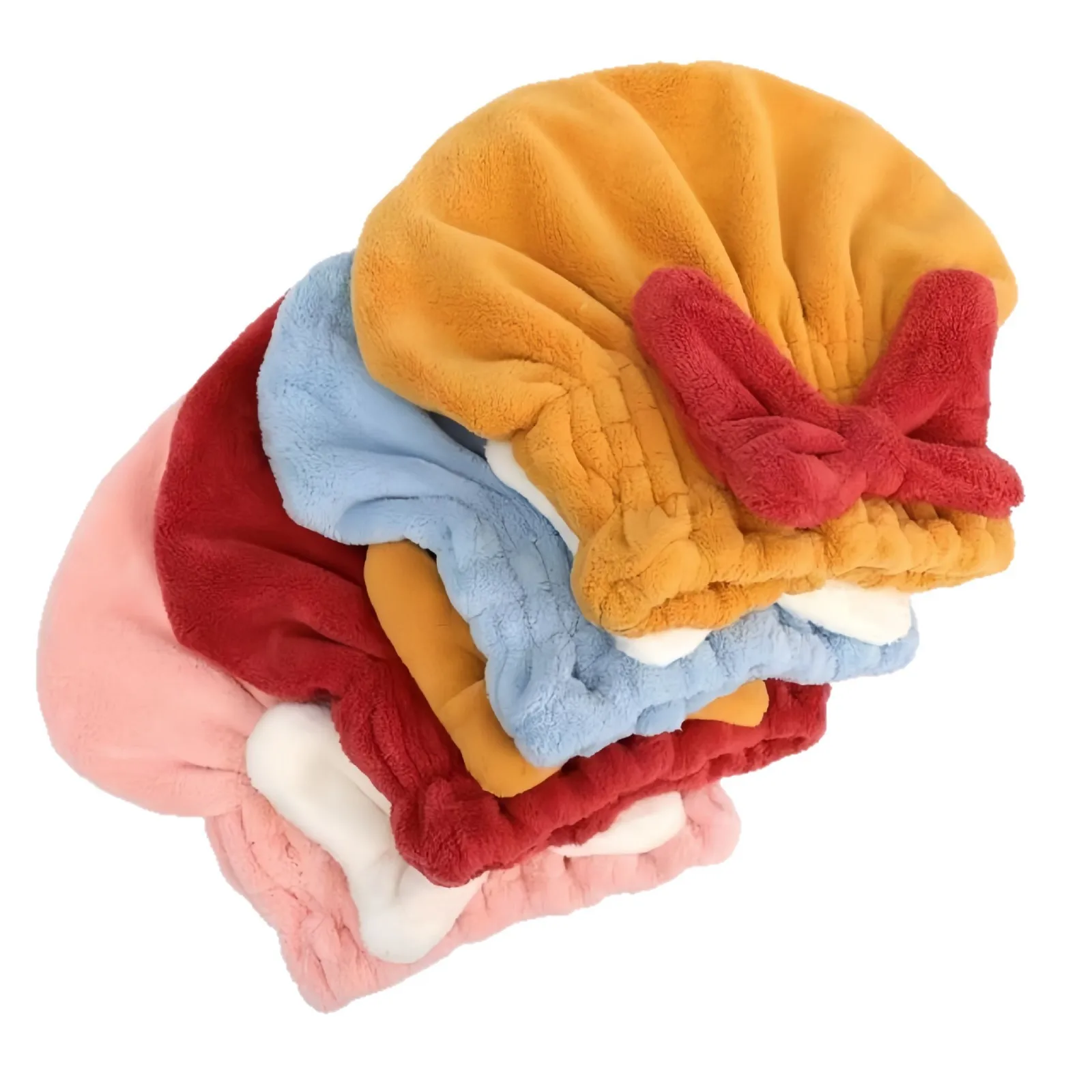 Yjq dry hair cap super absorbent quick drying bow shampoo towel thickened shower cap quick headscarf