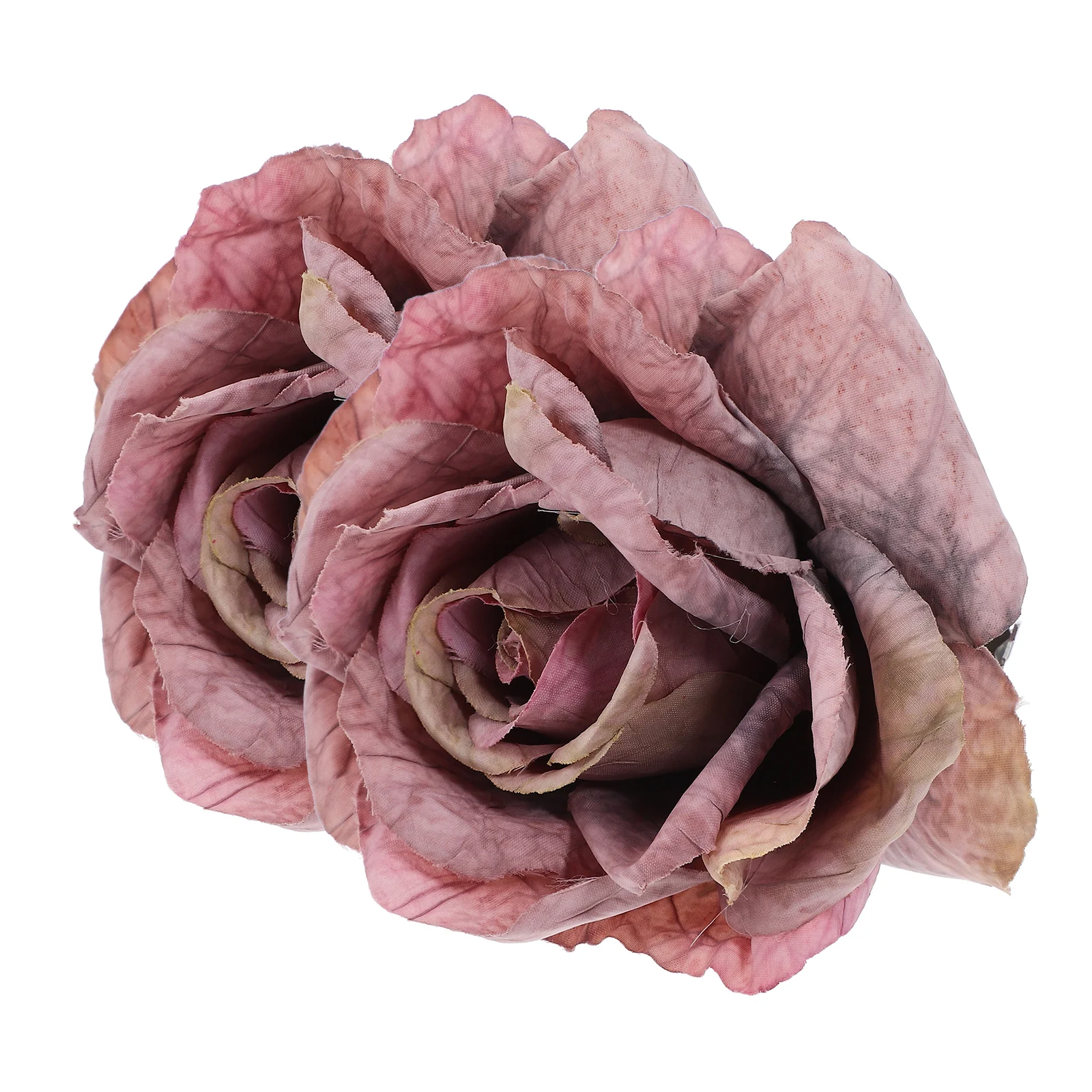 

2Pcs Curtain Tieback Clamp Rose Flower Design Stainless Steel Cloth Material Easy Holdback for Living Room Bedroom Home Office