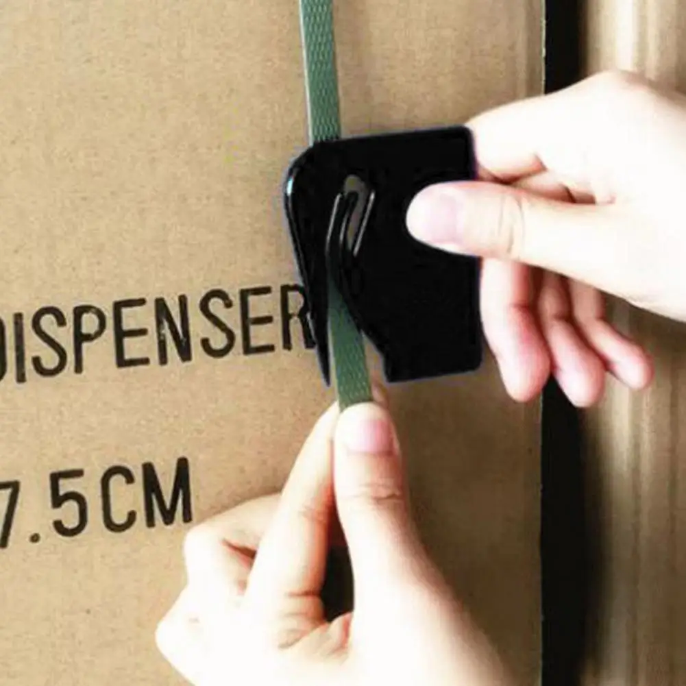 Box Opener With Hook Easy To Use Sharp Blade Plastic Handle Portable Letter Opener Safe Paper Envelope Cutter Household Supplies