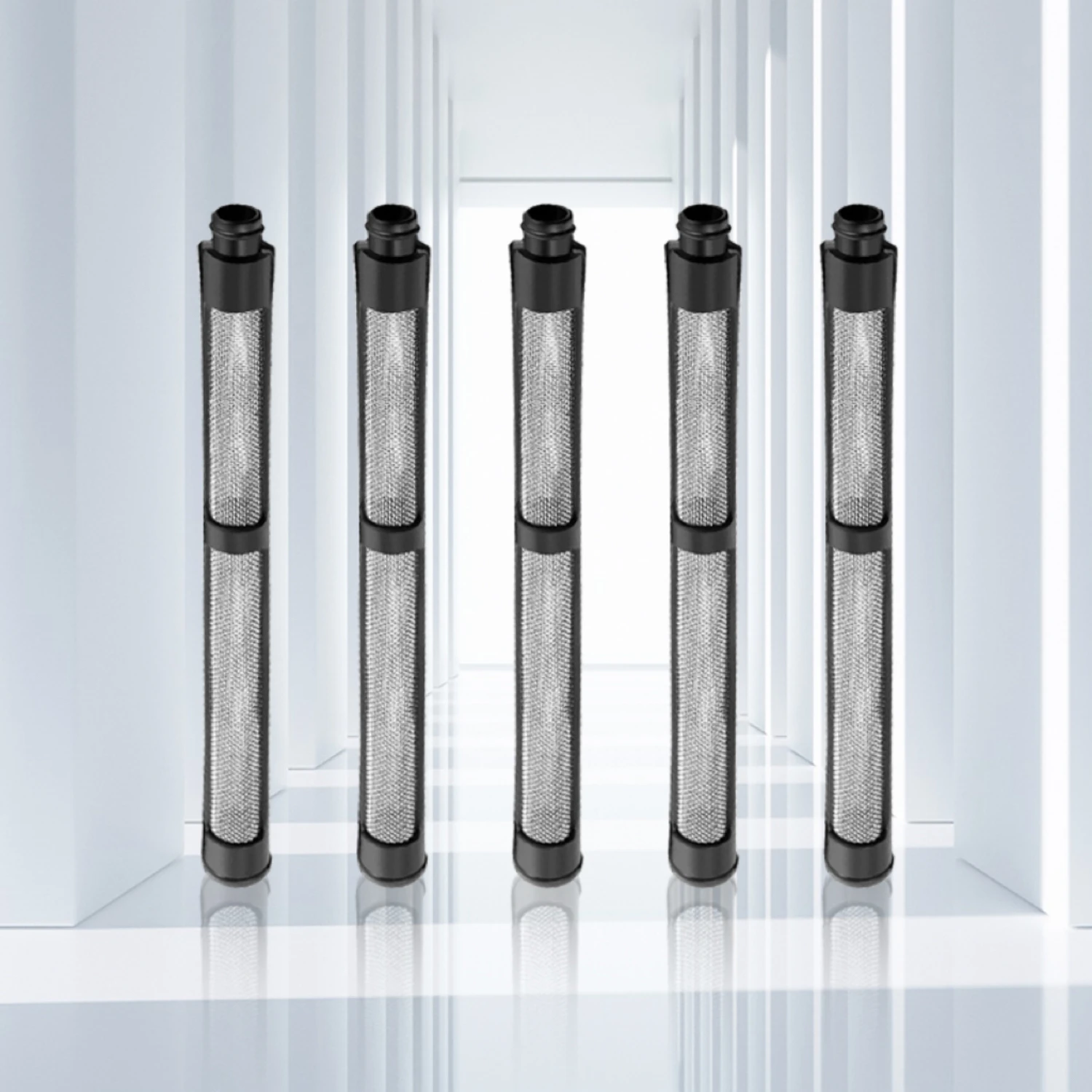 

5Pcs Airless Spray Gun Filters - 60 Mesh Stainless Steel Filter for Spray Gun & Contractor (Latex Compatible)
