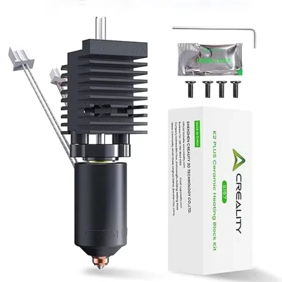 ★22-23モデル 2点セット メンテナンス.HOTWAX済 おまけ付★ k2 Hotend for Creality K2 Plus Ceramic Heating Block Replacement
