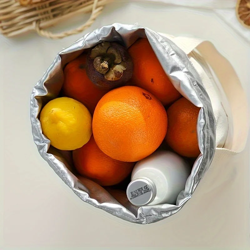 Japanische Lunchbox-Isoliertasche, Verstärkte Tragbare Lunch-Tasche für Studenten und Büroangestellte – Detail 4
