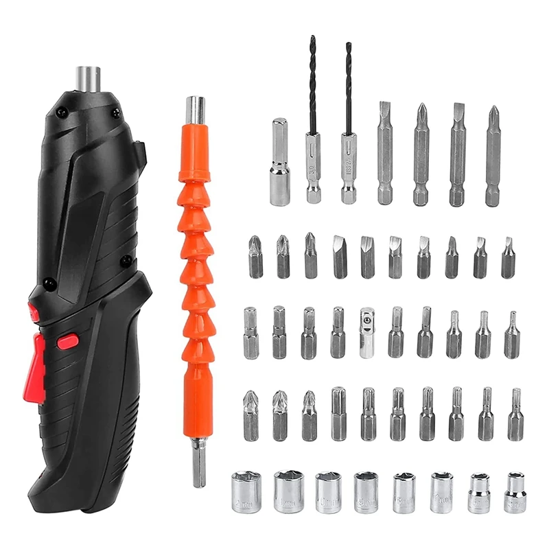 

New Rechargeable Mini Electric Screwdriver 90°-180°Rotating Handle LED Wireless Screwdriver Drill Electric Screw Driver