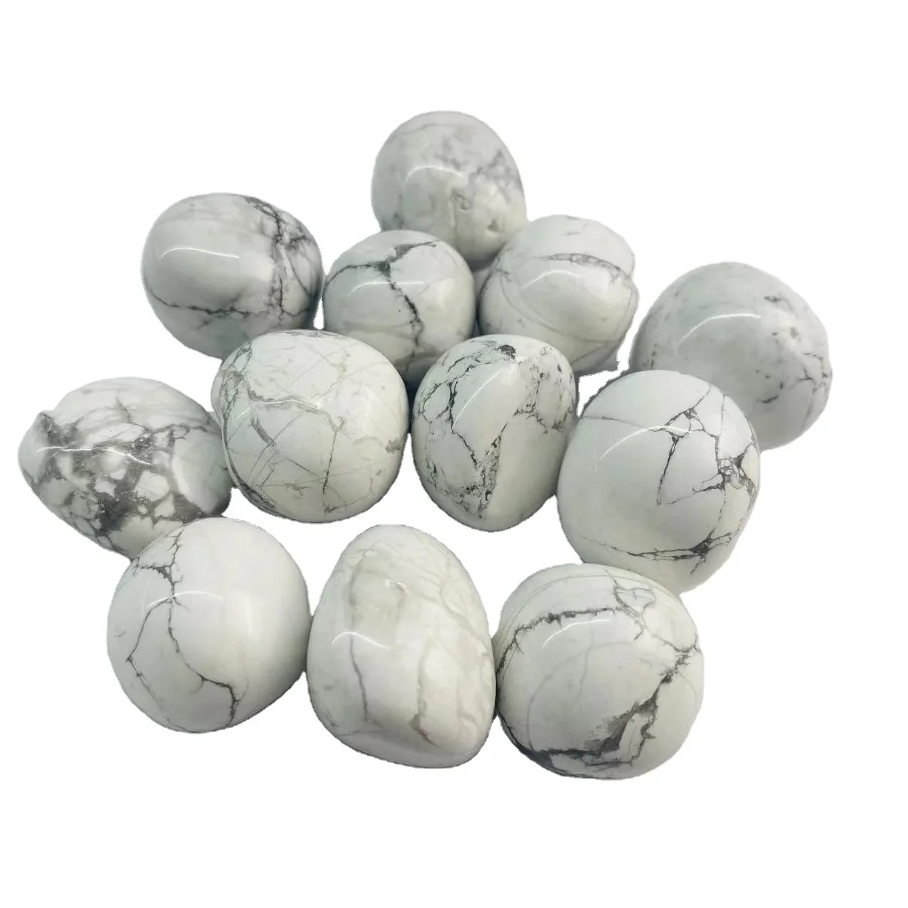 

Natural Howlite Crystals And Healing Stones Tumbled Bulk Mineral Specimen Home Aquarium Decoration Gift