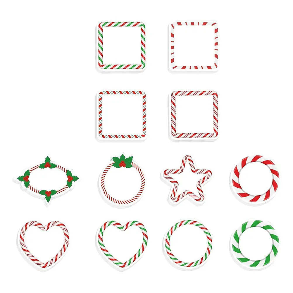 Scrapbook Supplies Christmas Note Pads Taking Candy Sticky Notepads Memo Notes Cane