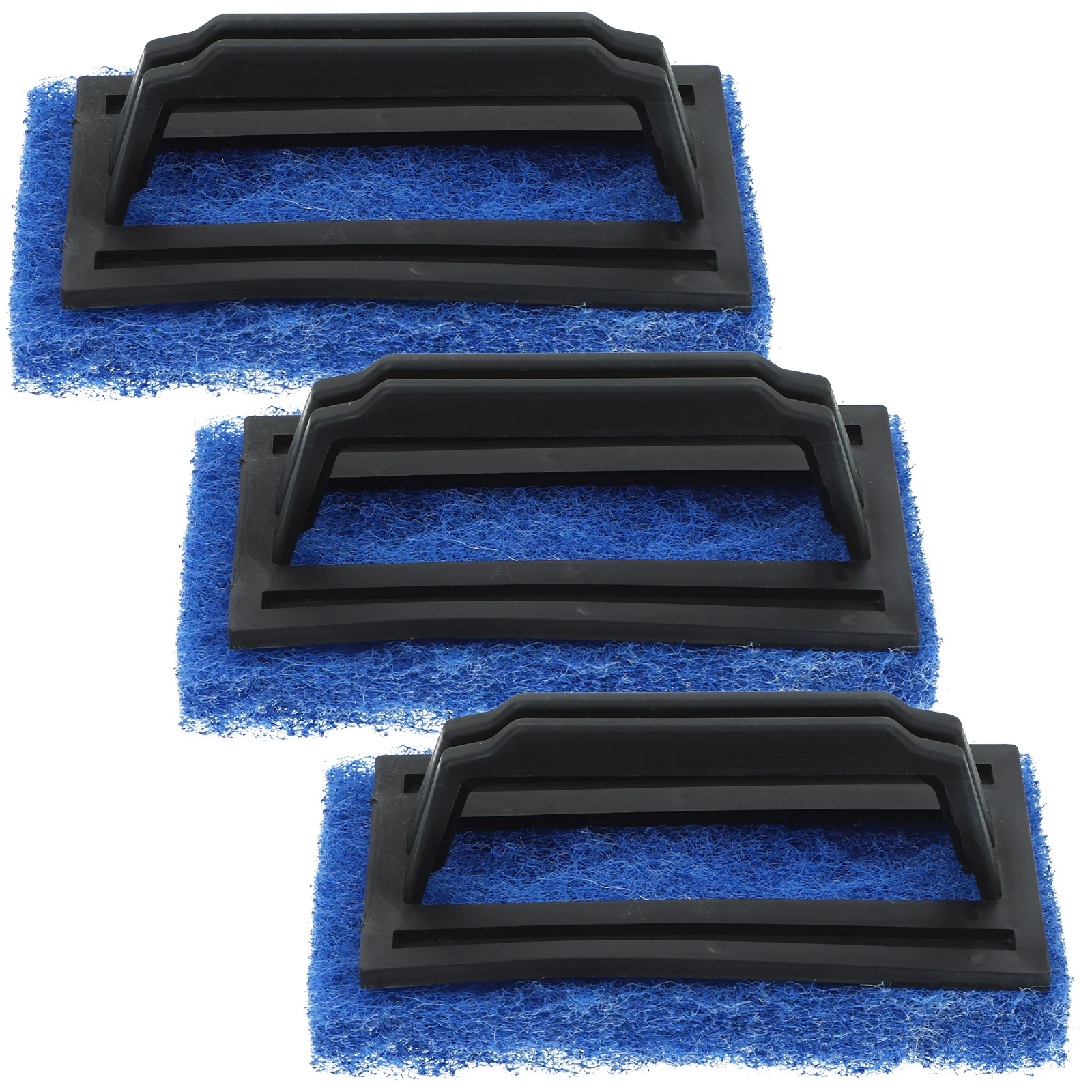 3 Pcs Silk Screen Ink Removal and Brushing Green Accessories Printing Scrub Pad Cleaning Supplies Wear Resistant Remover