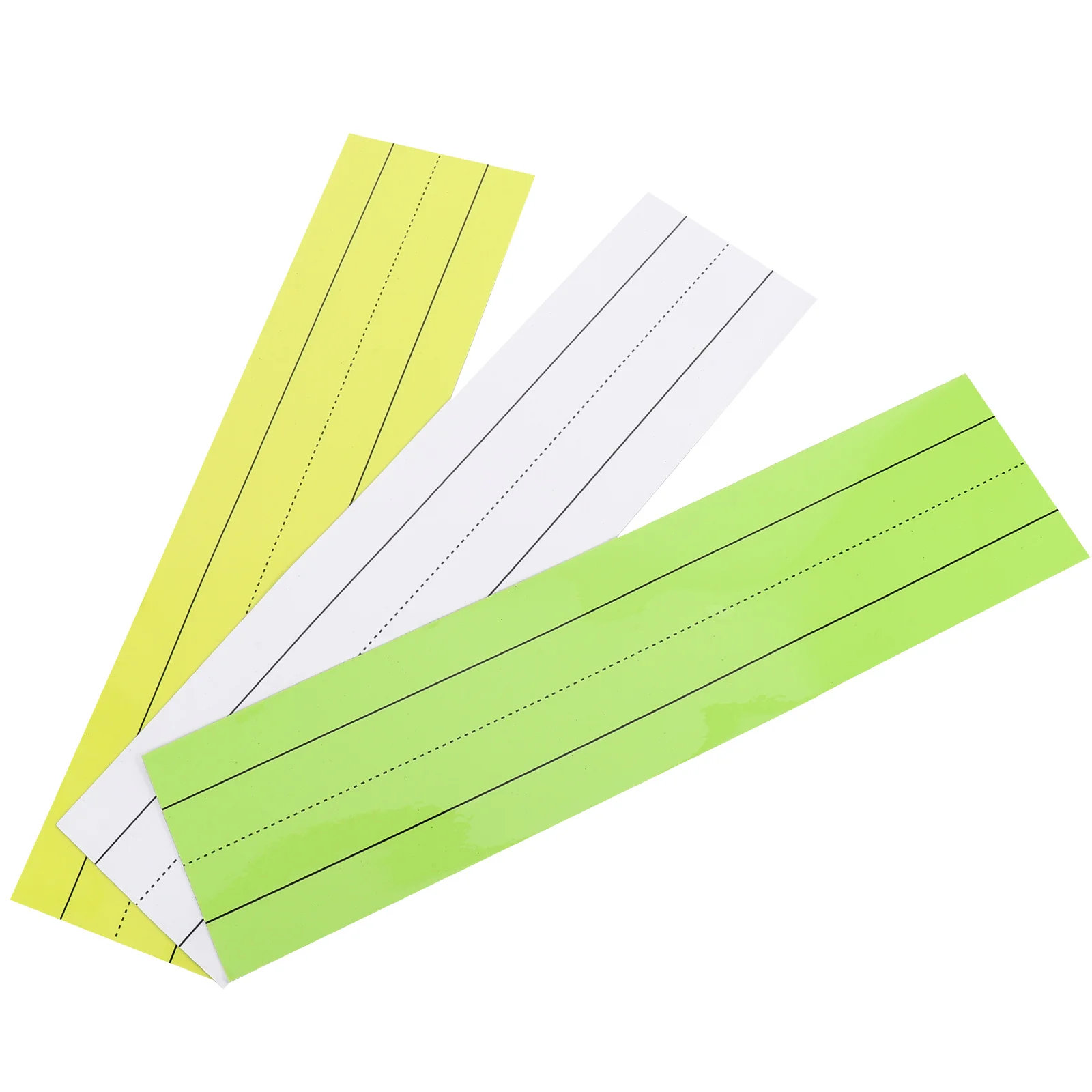 

3Pcs Magnetic Sentence Strips Magnetic Notepads for Refrigerator Dry Erase Labels Whiteboard Strips Memo Notepads