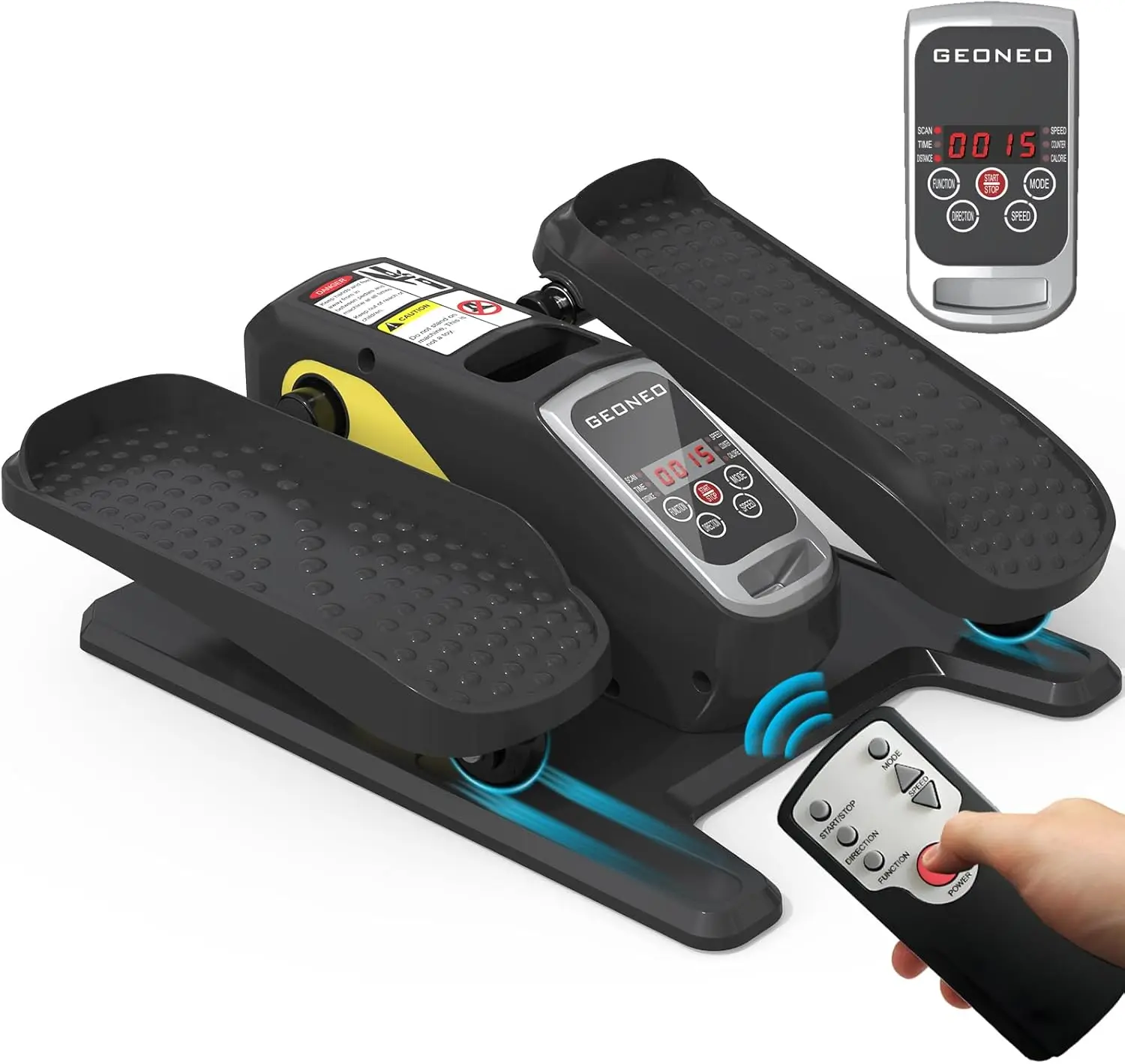 

Under Desk Elliptical Machine, Electric Ellipse Leg Exerciser for Senior, Quiet and Compact Electric Seated Pedal Exerciser for