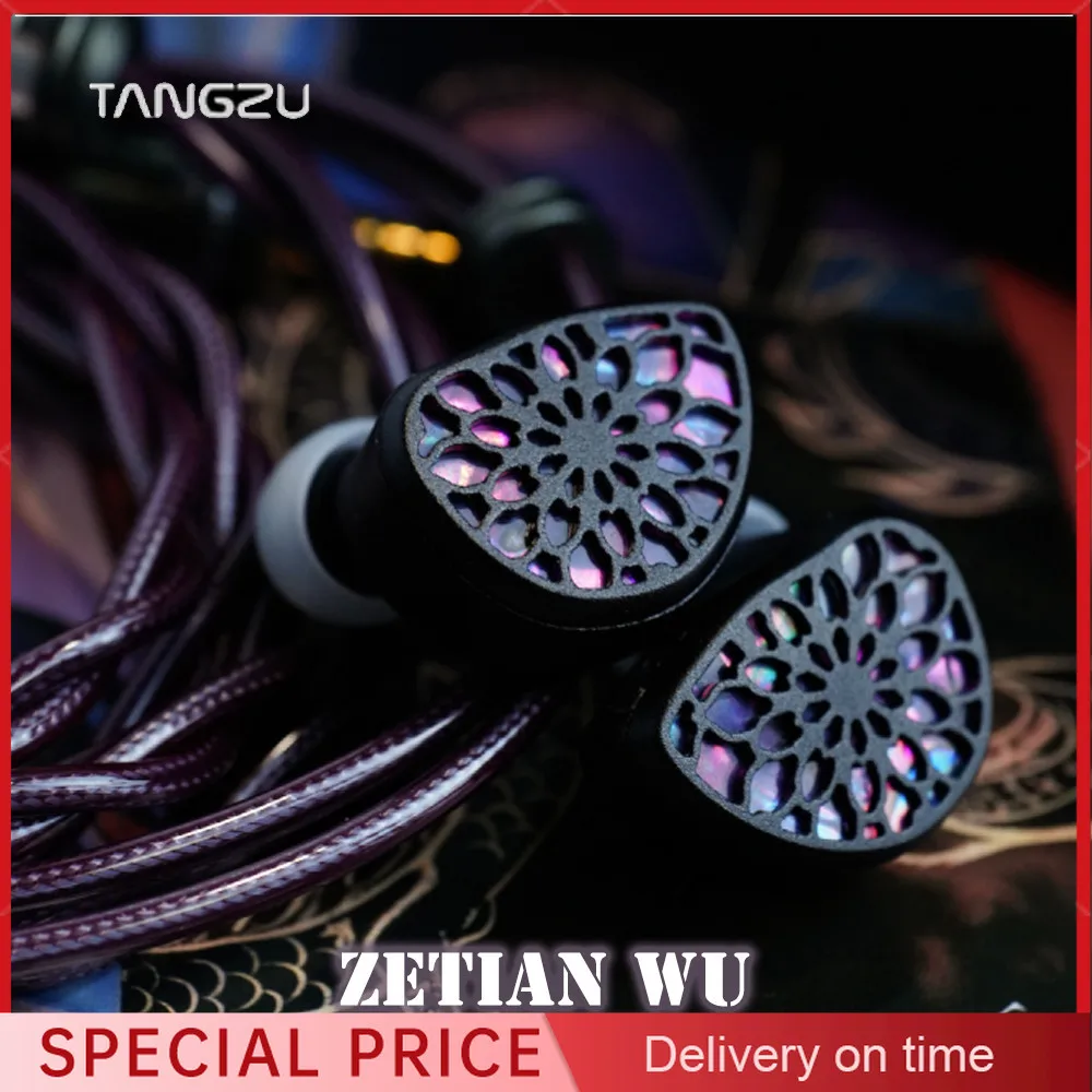 TANGZU Zetian Wu The Legend IN EAR MONITORS Dual Planar Hybrid Driver Wired Earphones IEM 0.78mm Cable 4.4mm Hybrid Driver