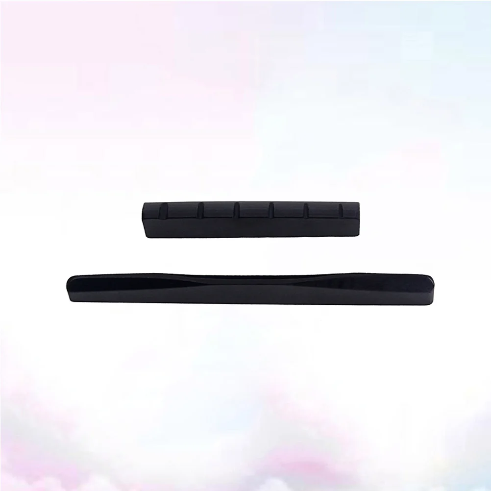 

2Pcs Camel Bone Sloped Saddle Guitar Bridge Nut for Folk Classical Electric Acoustic Guitar High Grade Material Exquisite Design