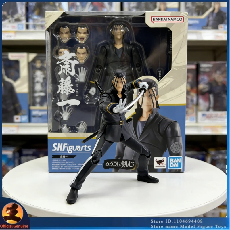 

В наличии: Коллекционная фигурка Bandai S.H.Figuarts Сайто Хаджиме (Rurouni Kenshin) с высокой степенью артикуляции, модель-игрушка, подарок для фанатов аниме
