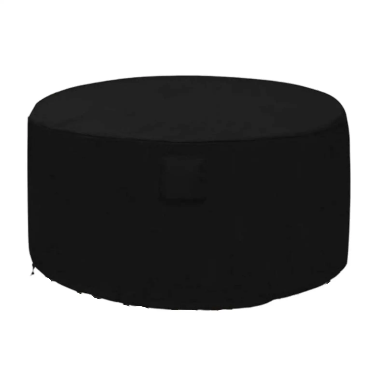 Weatherproof Oxford Cloth Outdoor Sofa Cover for Round Patio Table and Chair Set Black