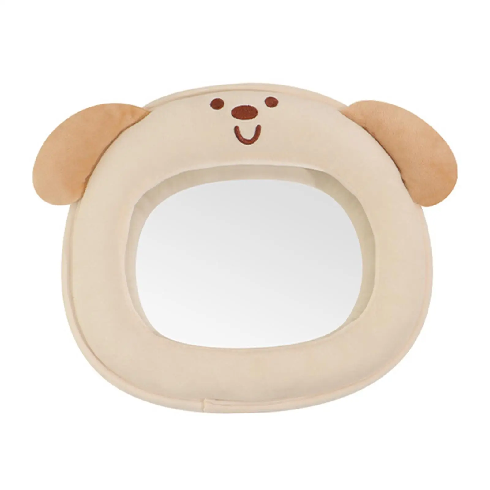 Infant Car Mirror Easy Installation Cute Rear Facing Acrylic Plush for Car Accessories for Mirrors