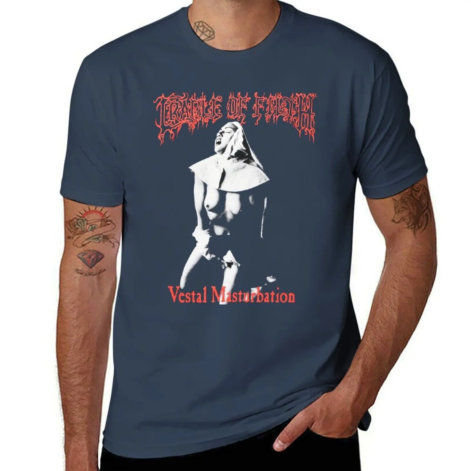 

Cradle of filth T-Shirt Large Size Casual Tee Shirt