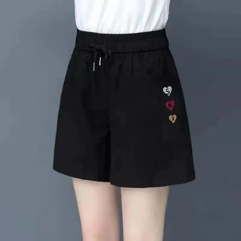 Jorts Shorts for Women Wide Short Pants Woman Loose Baggy Women's Summer 2000s Clothes Y2k Harajuku Outfits Hot Kpop Design XXL