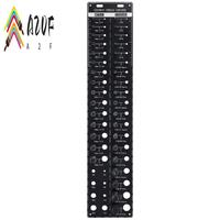 A20F-34 Nut And Bolt Thread Checker, Nut And Bolt Identification Tool Ruler, Bolt Size And Thread Gauge Standard And Metric