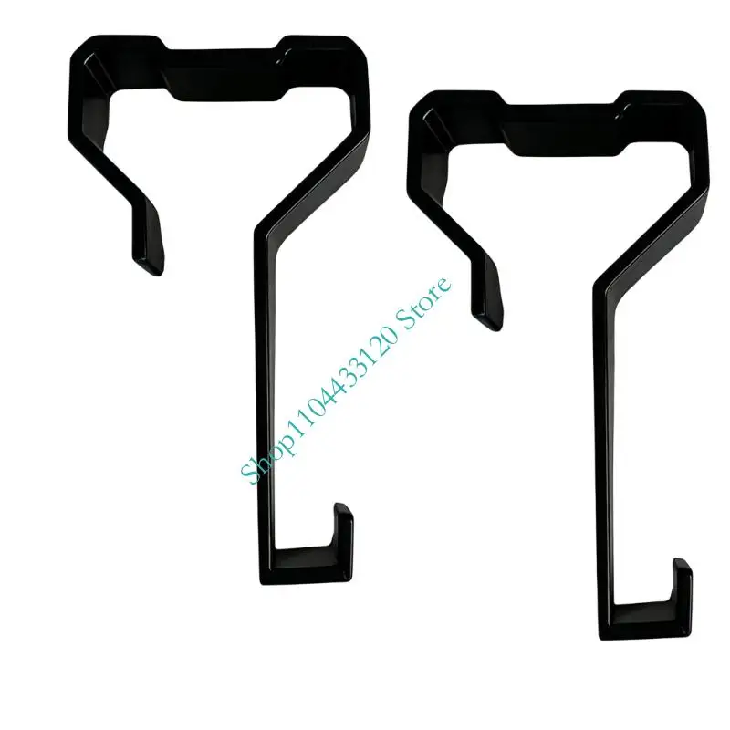 Trailer Window Hook Pair with No-Drill Clip-On Fit for Towels, Garments, Washcloths, and Light Travel Gear