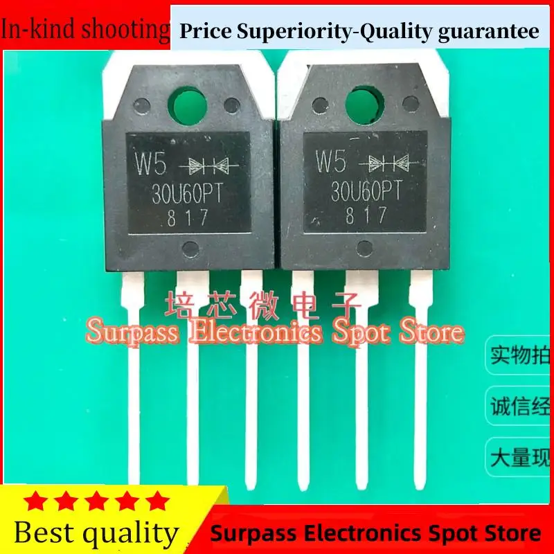 

10PCS-100PCS MUR30U60PT 30U60PT 30A600V Price Superiority-Quality guarantee