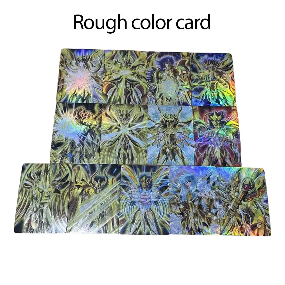 DIY Saint Seiya Homemade Series Rough Color Flash Gold Saint Shaka Camus Anime Peripheral Game Collection Card Holiday Gift