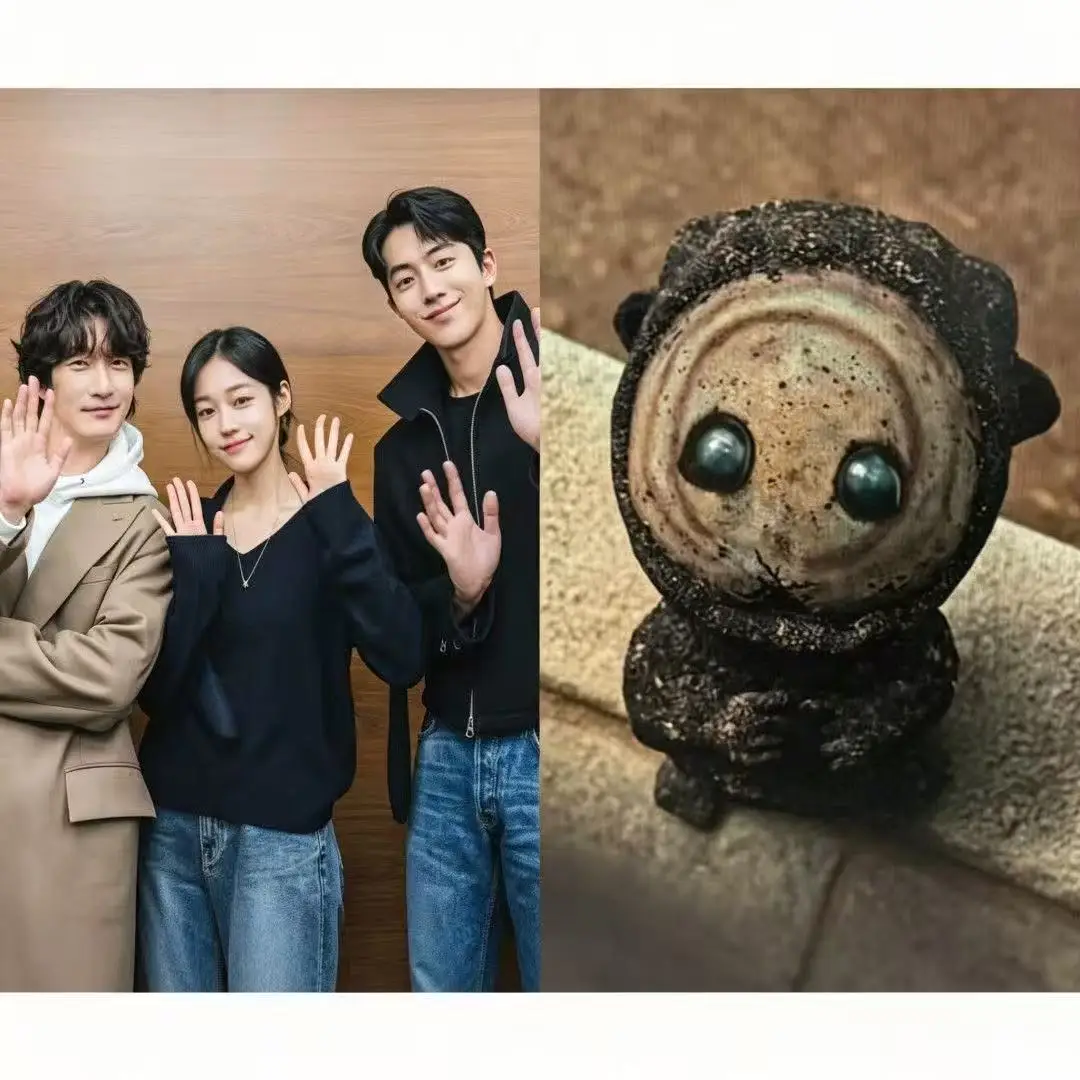 Cute Korean Drama Stuffed Character Doll Keychain Plush Figure Bag Pendant Desktop Ornament Gift